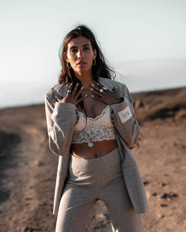 Moost Wanted Maeve Blazer Beige Melange