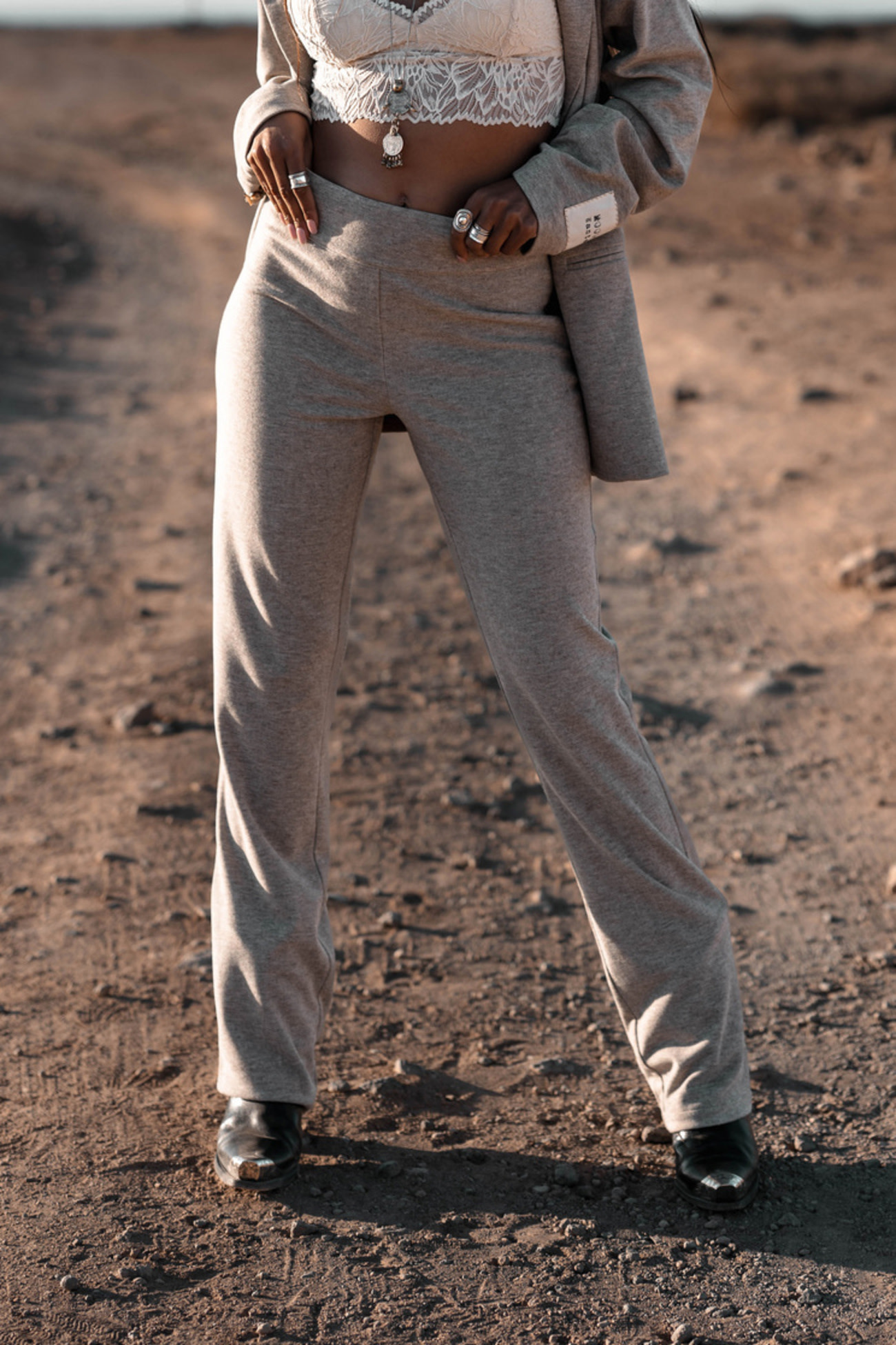 Moost Wanted Maeve Pants Beige Melange