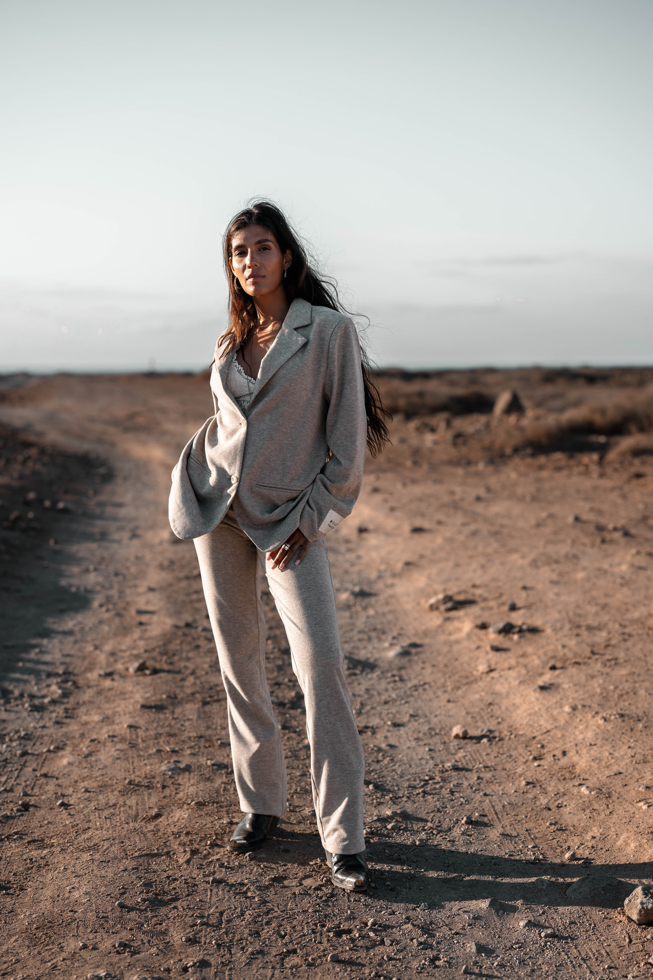 Moost Wanted Maeve Pants Beige Melange