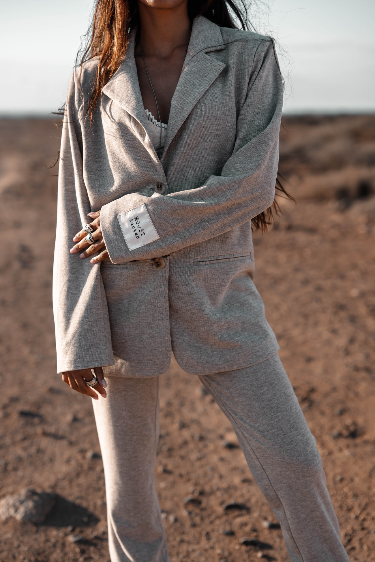 Moost Wanted Maeve Pants Beige Melange