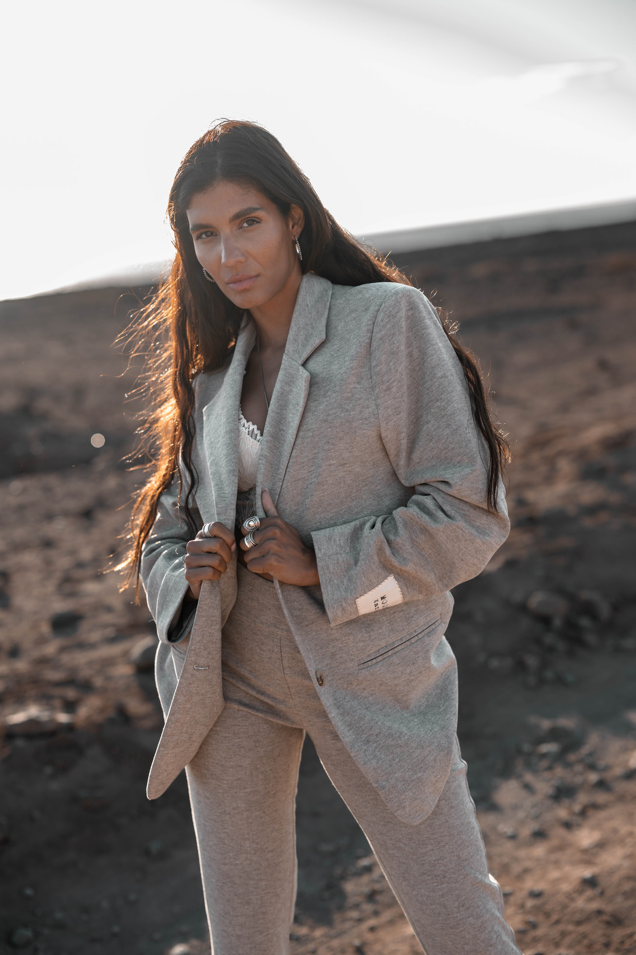 Moost Wanted Maeve Pants Beige Melange