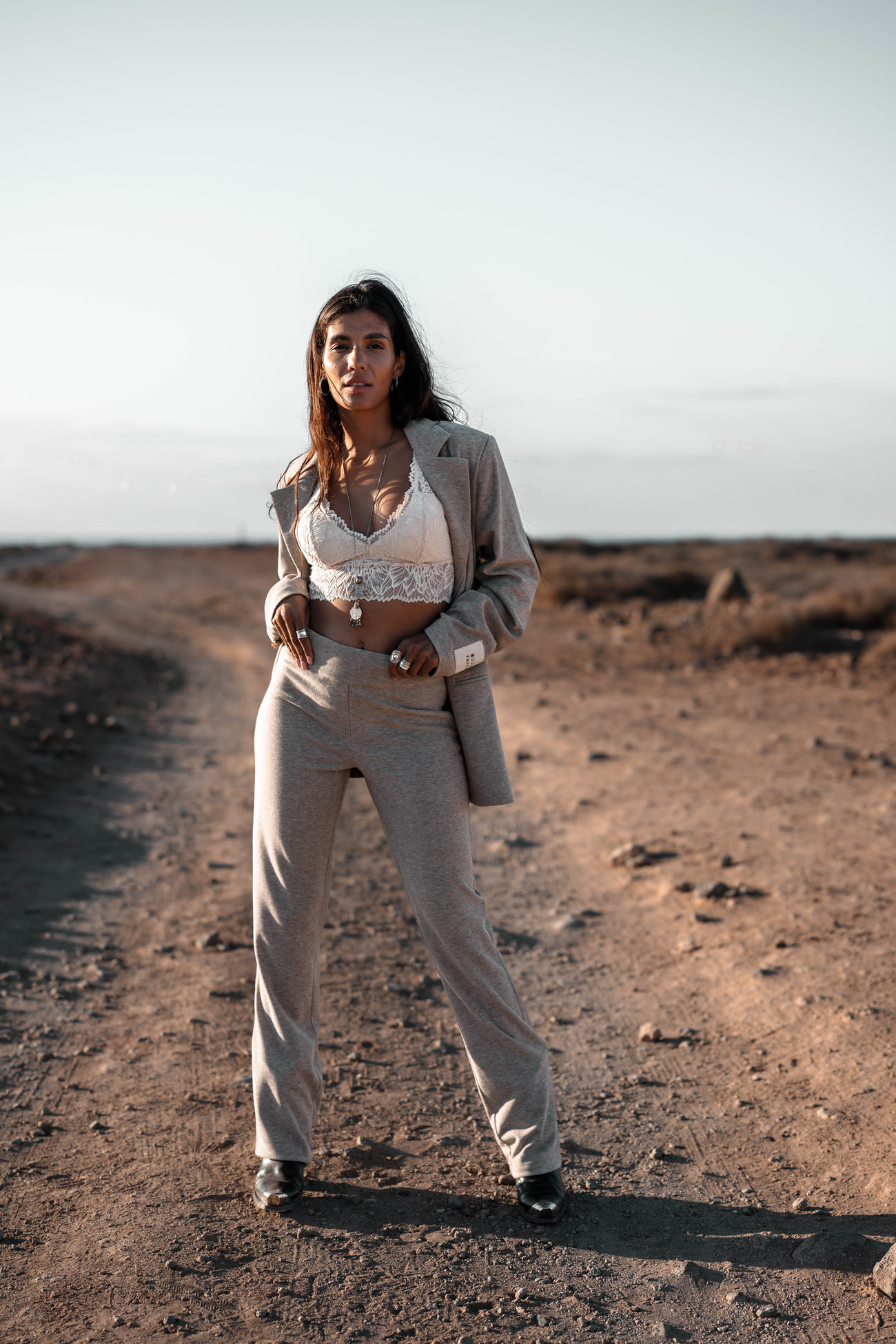 Moost Wanted Maeve Pants Beige Melange