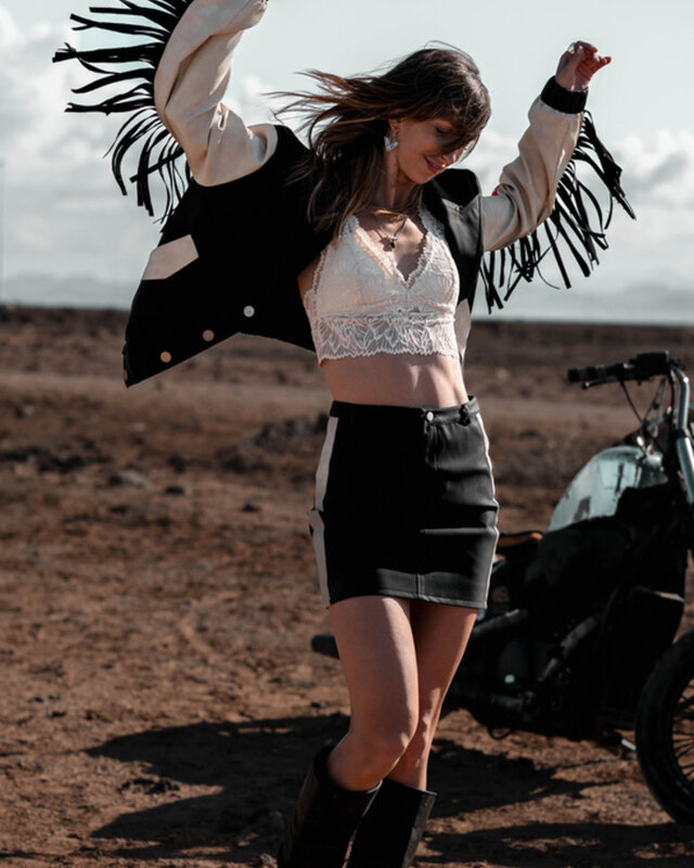 Moost Wanted Mable Motor Jacket Black