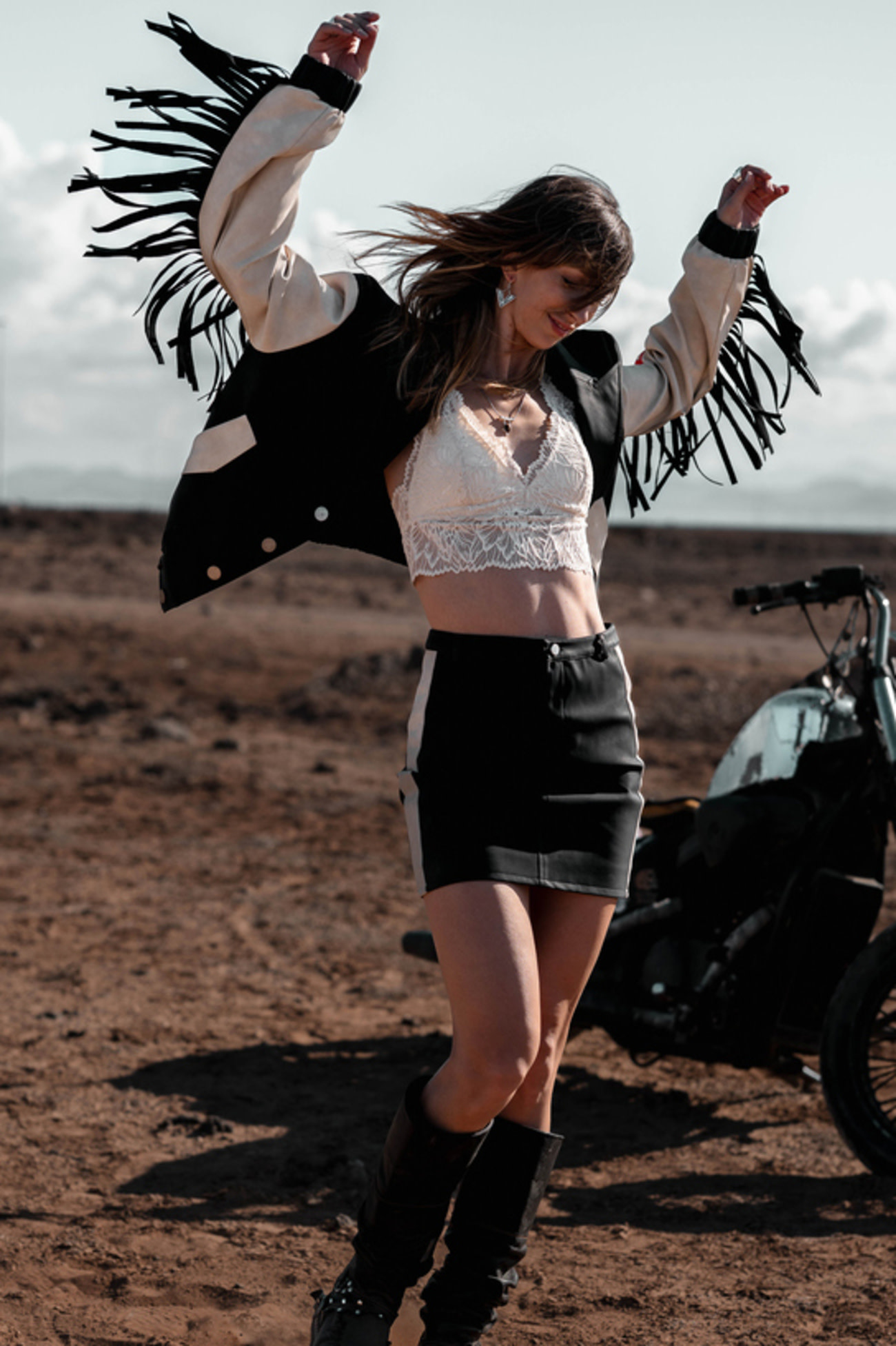 Moost Wanted Mable Motor Jacket Black