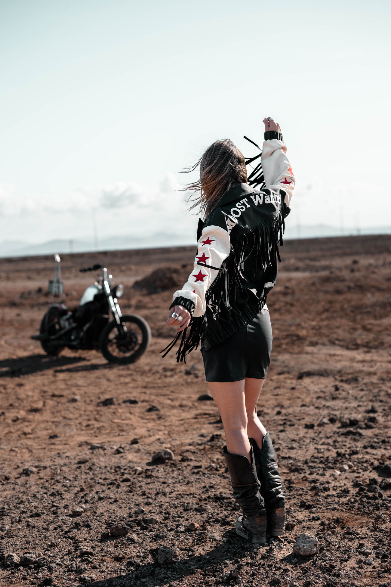 Moost Wanted Mable Motor Jacket Black