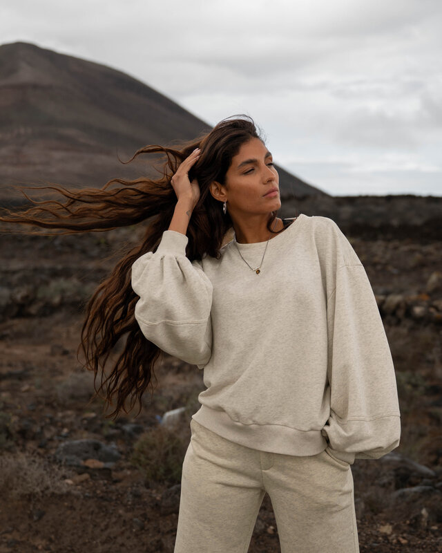 Moost Wanted Severine Sweat Pullover Light Beige