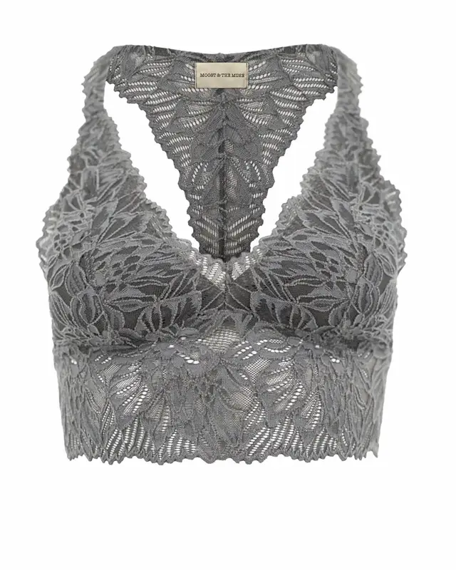 Moost Wanted Lina Bralette Dark Grey