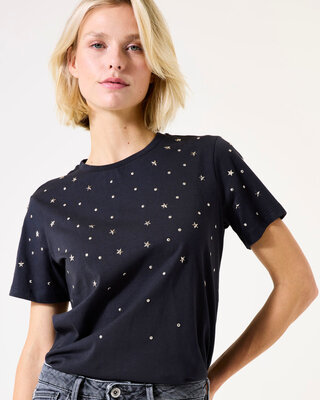 Garcia Ladies T-Shirt SS Antracite -I50201-