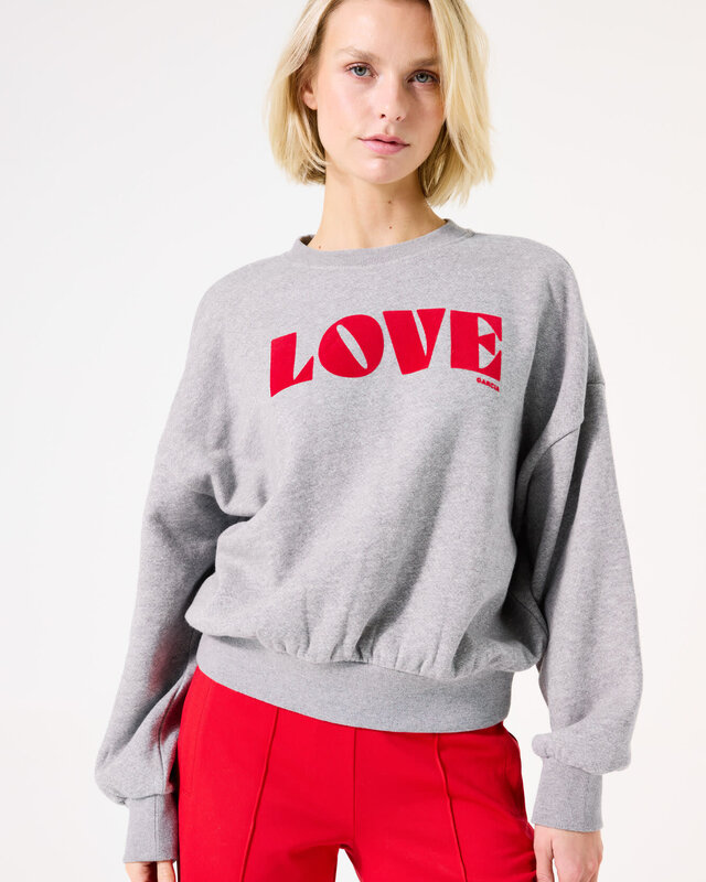 Garcia Ladies Sweat Grey Melee -I50261-