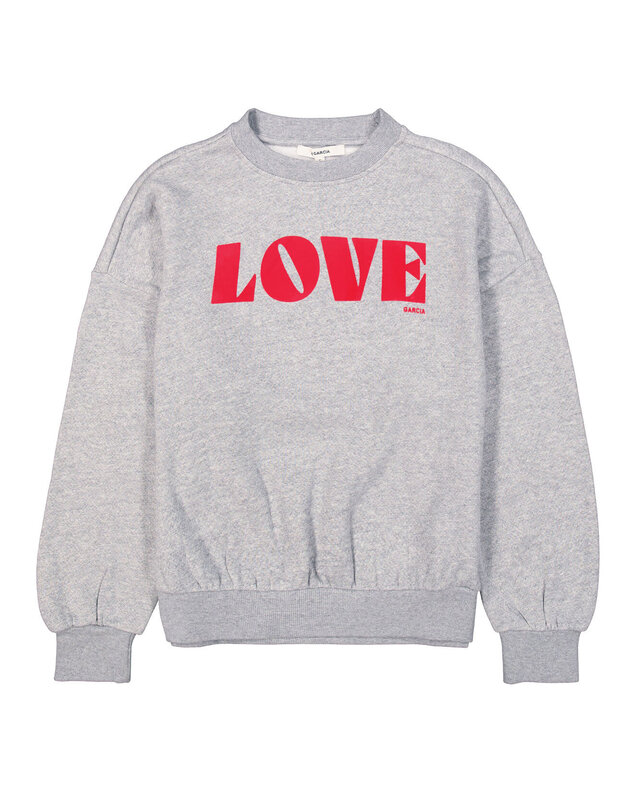 Garcia Ladies Sweat Grey Melee -I50261-