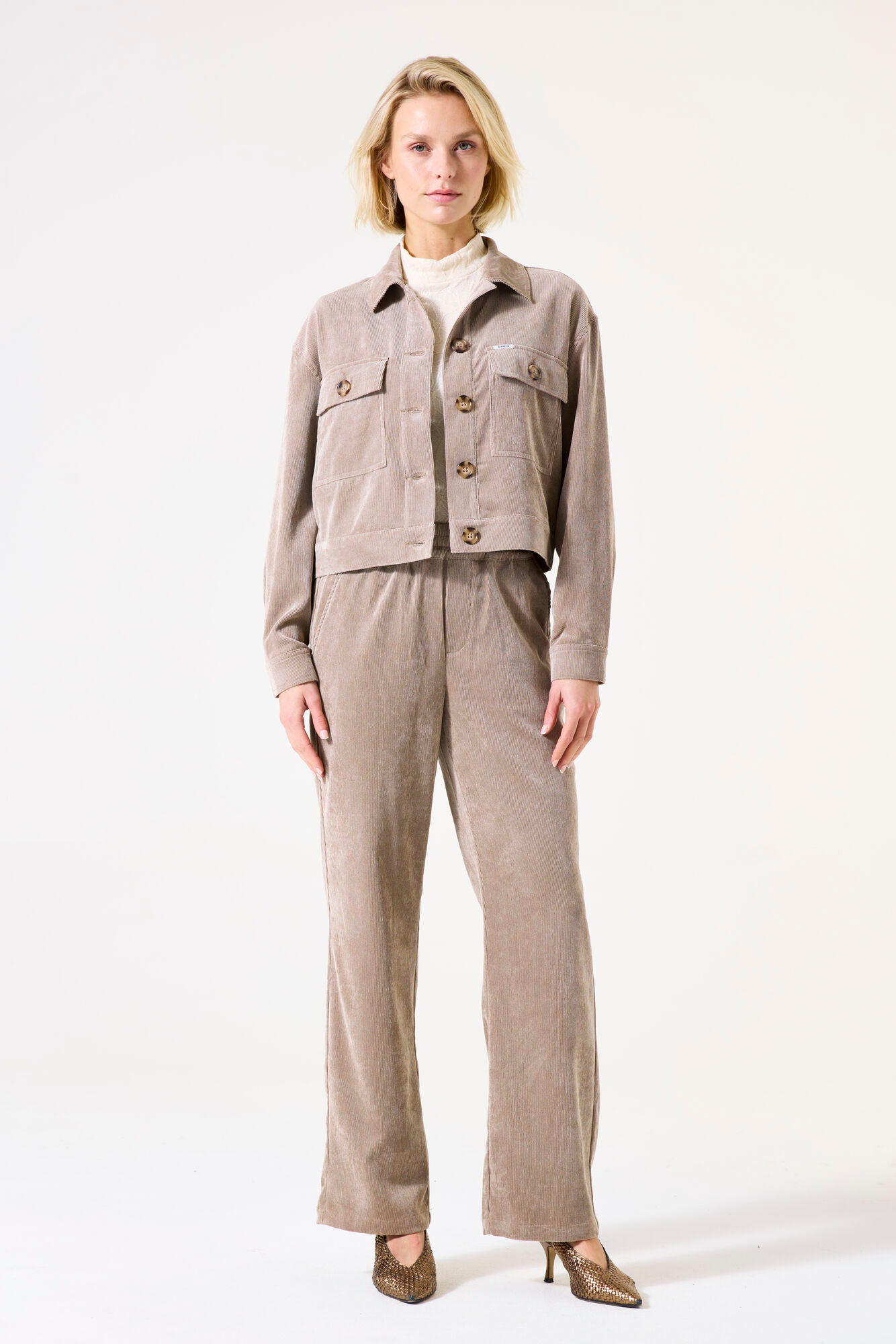 Ladies Jacket Taupe - I50294 -
