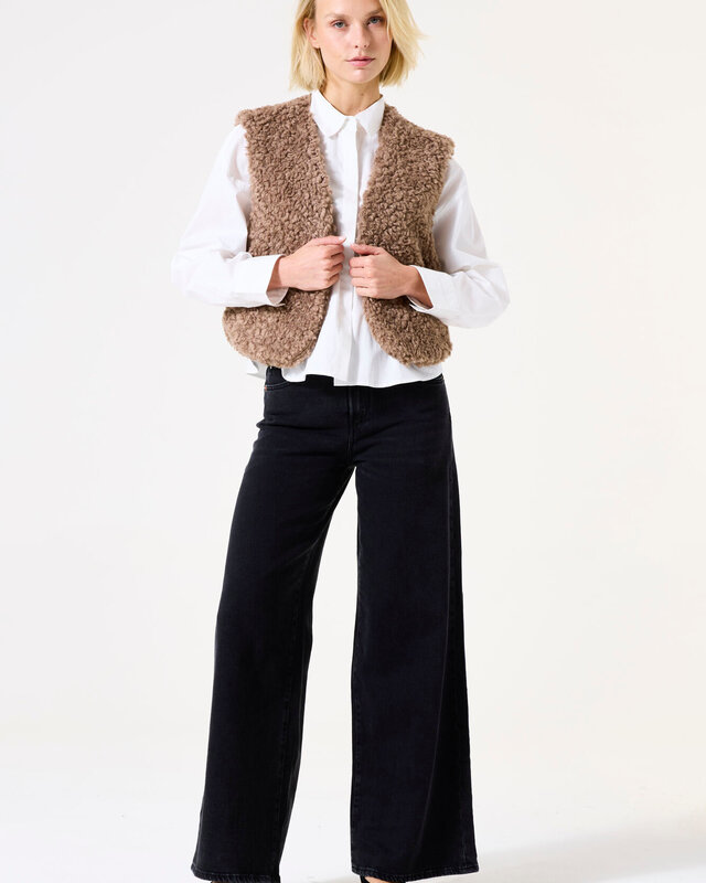 Garcia Ladies Gilet Taupe - I50290 -