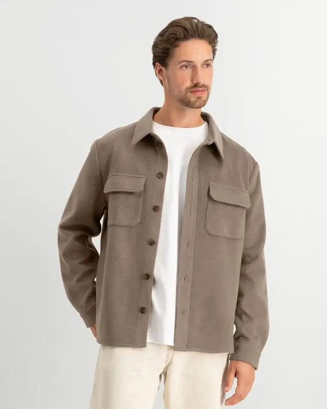 Circle of Trust Valentine Overshirt Chocolate Chip