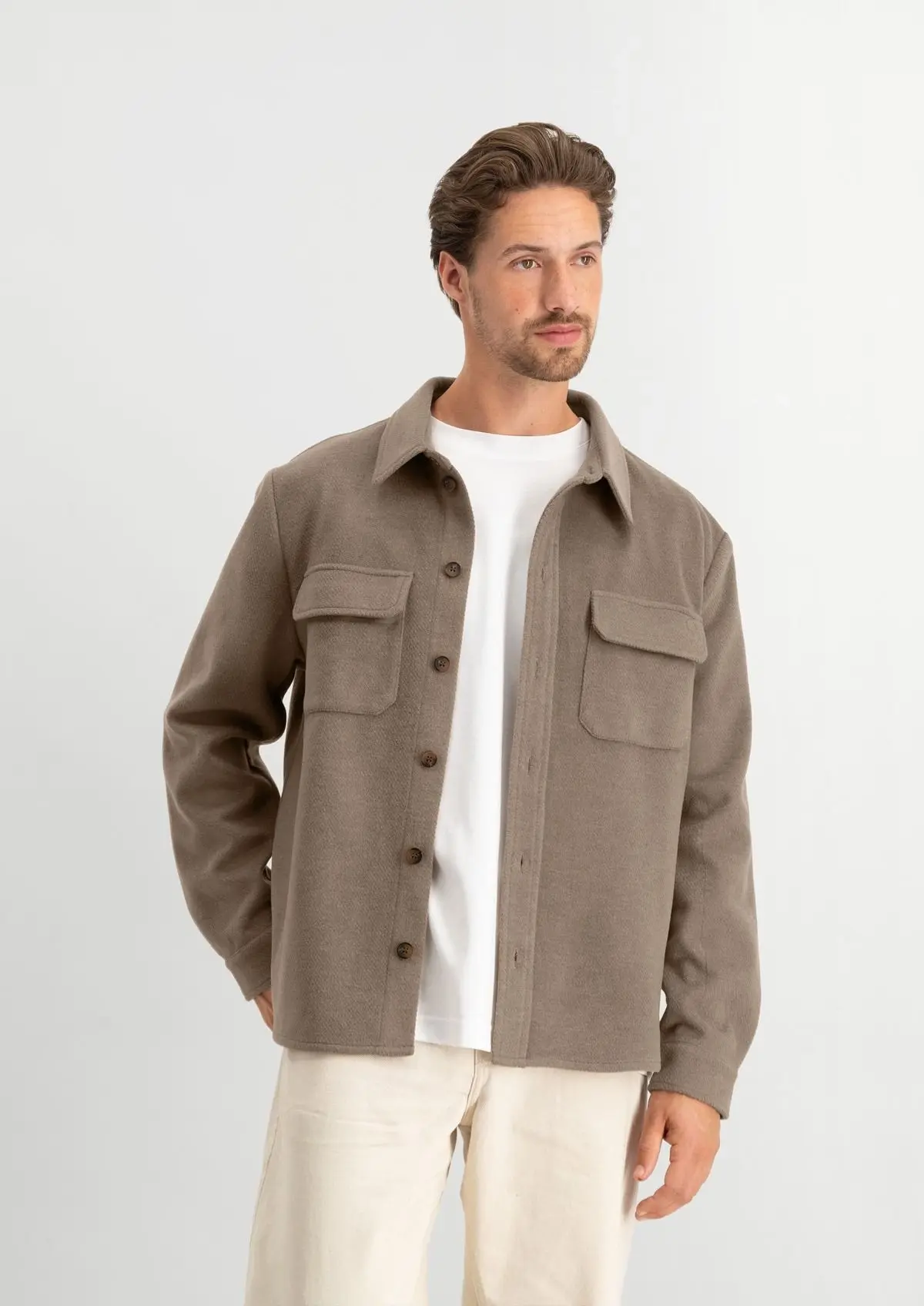 Circle of Trust Valentine Overshirt Chocolate Chip