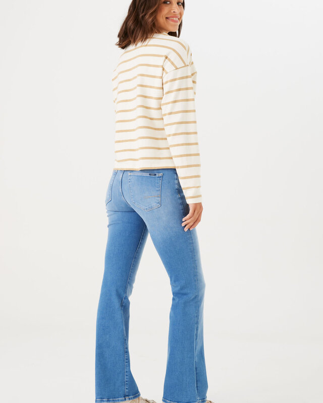 Garcia Celia Flared Jeans Superslim Fit High Waist Medium Used -245-