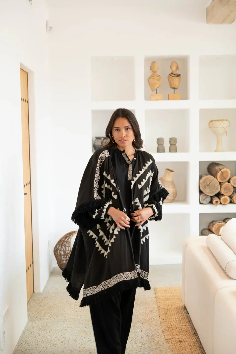 Ibzmode Poncho Ventana Arena Black