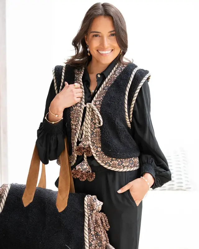 Ibzmode Short Gilet Osito Black