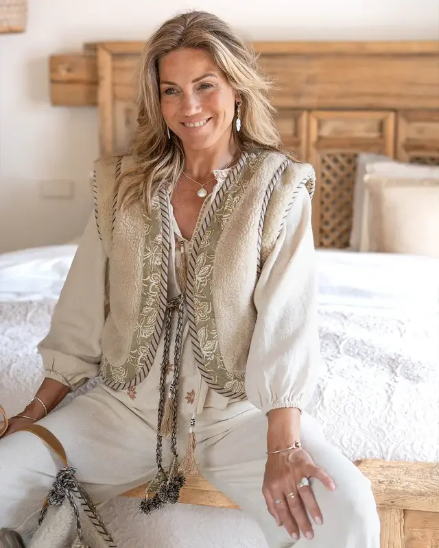 Ibzmode Short Gilet Osito Khaki