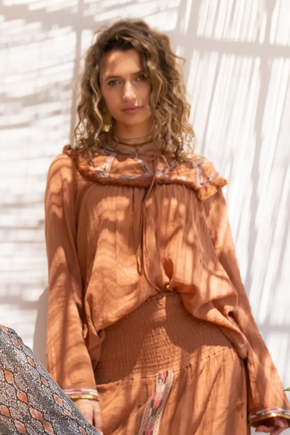 Isla Ibiza Bonita Blouse Bedor Terra