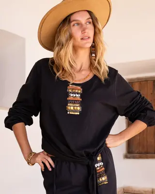 Isla Ibiza Bonita T-Shirt Blanes Black