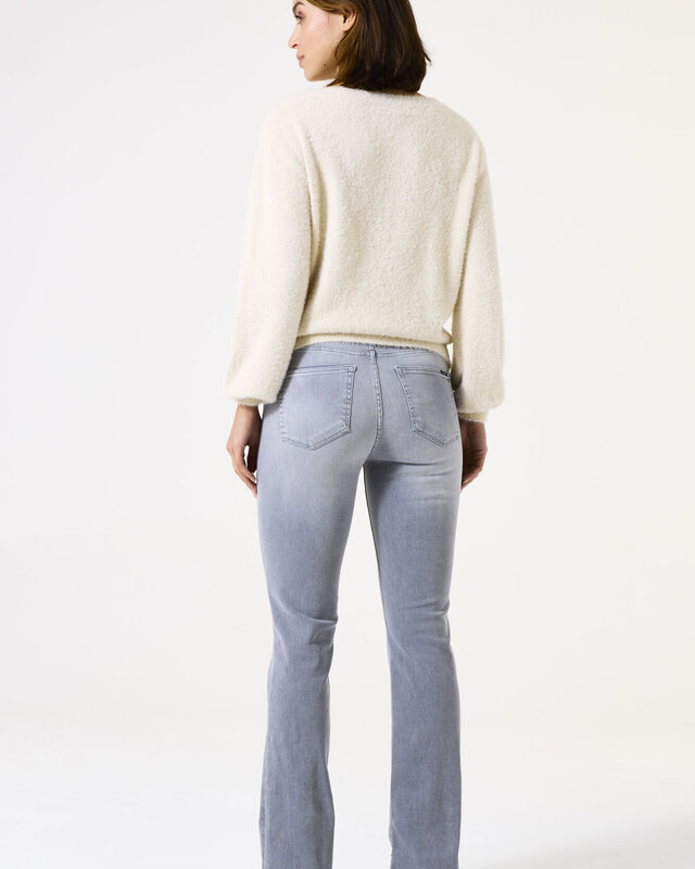 Garcia Celia Flared Jeans Superslim Fit Mid Waist Dark Used -245-