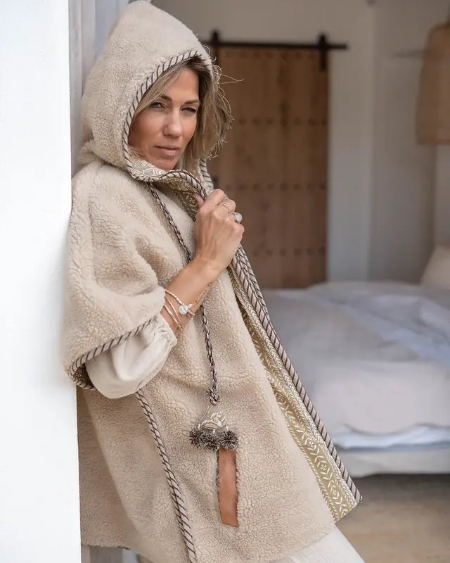 Ibzmode Jacket Osito Ecru Khaki