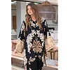 Long Blouse Jacquard Black