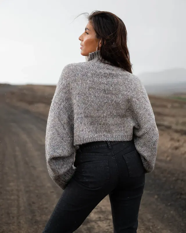 Moost Wanted Enya Sweater Grey Melange