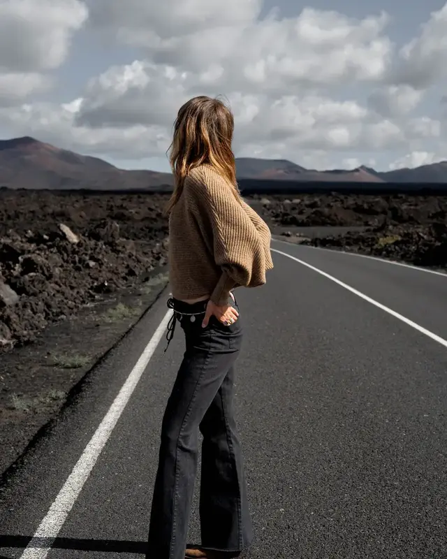 Moost Wanted Raven Denim Flare Washed Black