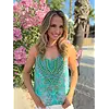 Ruby Top Azur