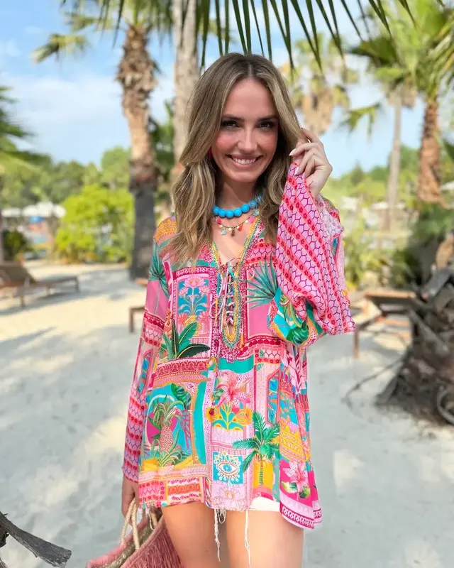 Valery Vain Fanny Blouse Palmeria