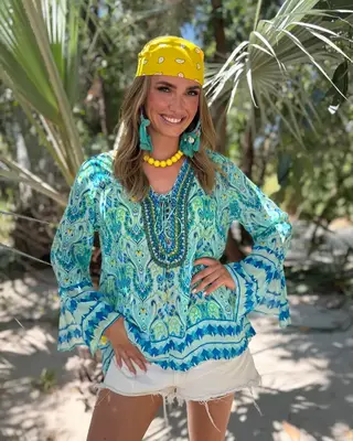 Valery Vain Fanny Blouse Curacao