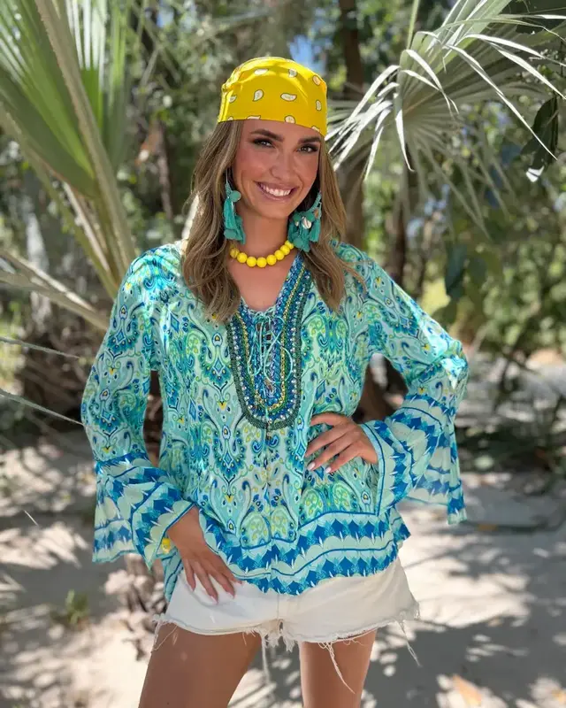 Valery Vain Fanny Blouse Curacao