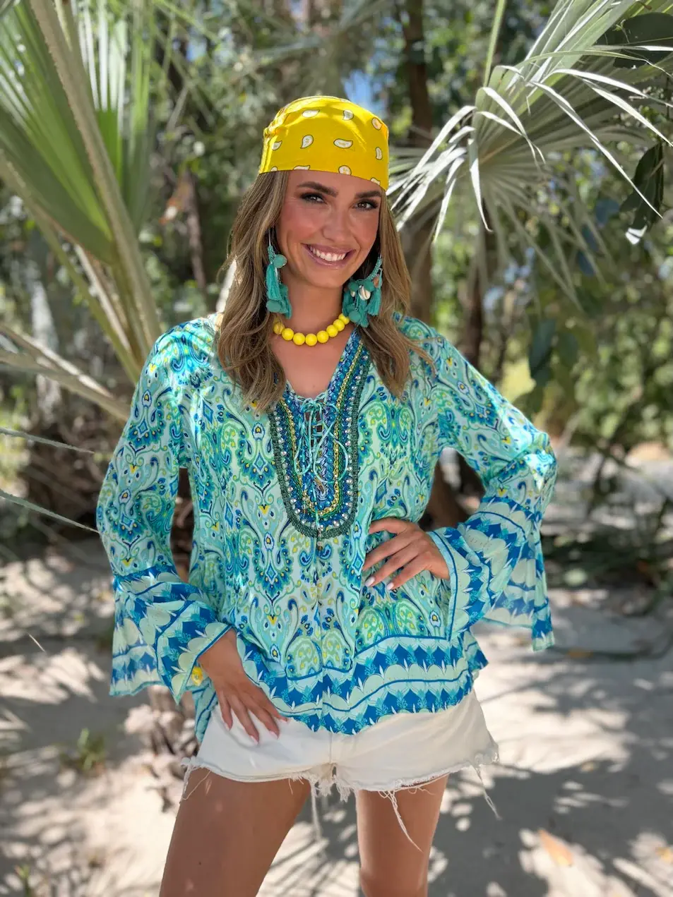 Valery Vain Fanny Blouse Curacao