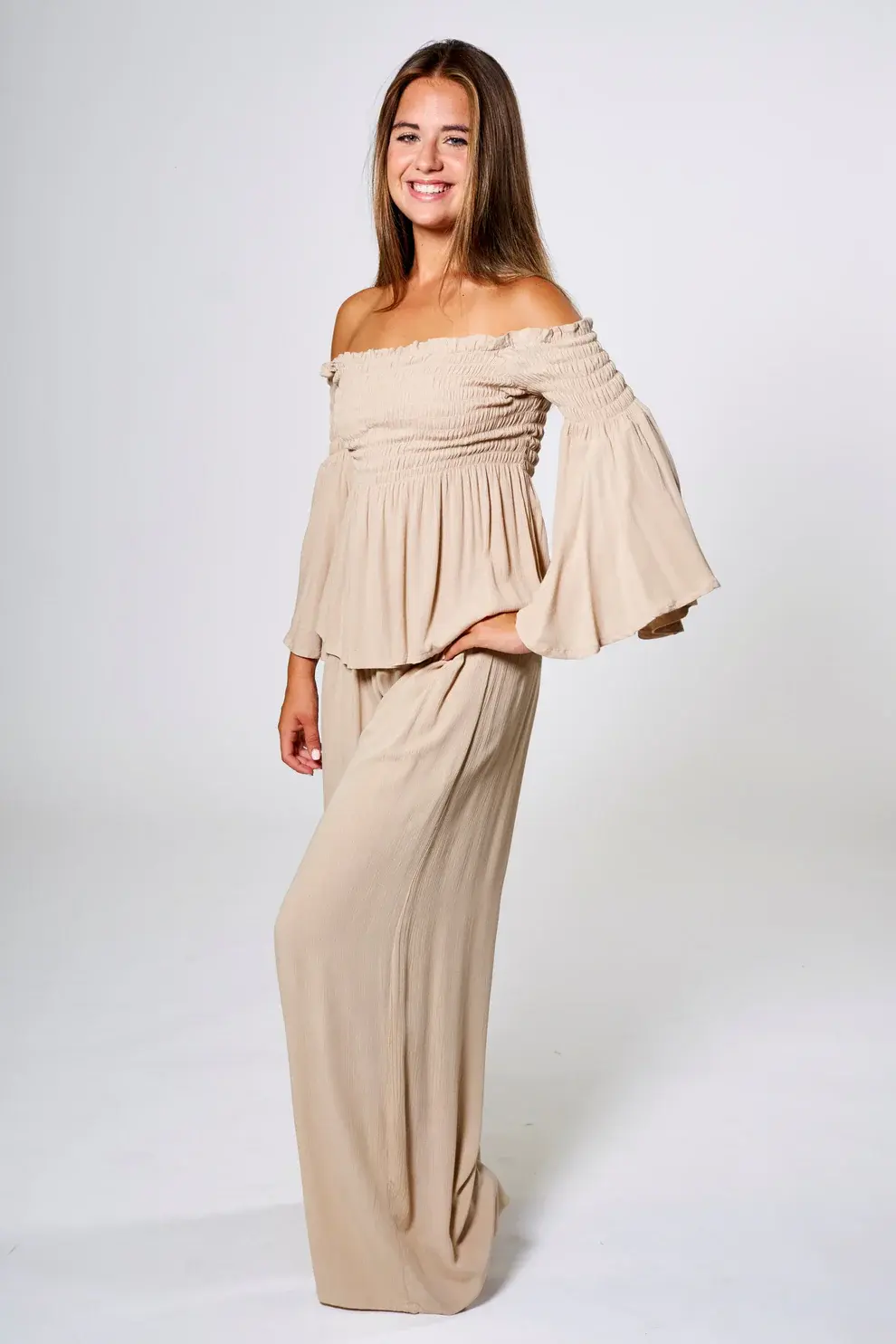 Melé Beach Broek Caro Beige