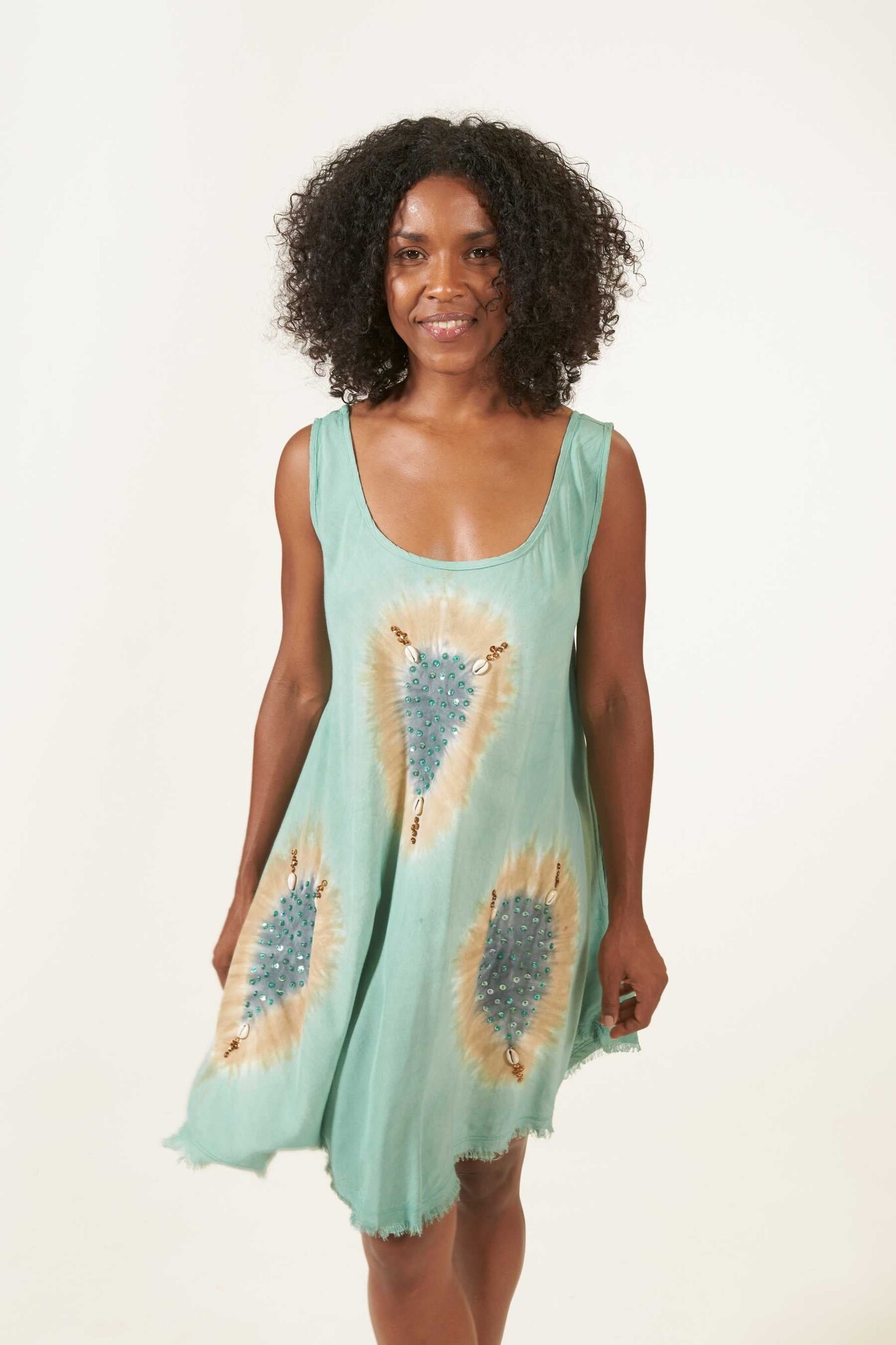 Melé Beach Korte Jurk Ekas Wabi Sage Green