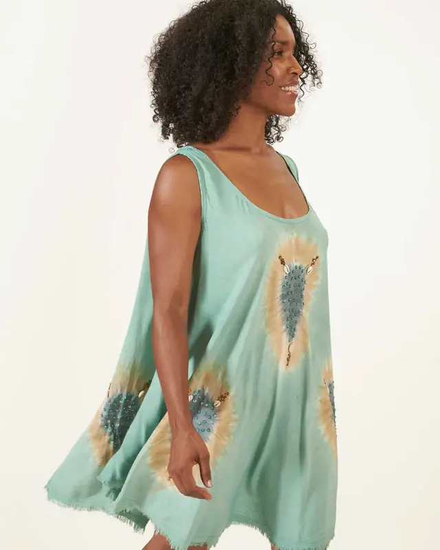 Melé Beach Korte Jurk Ekas Wabi Sage Green