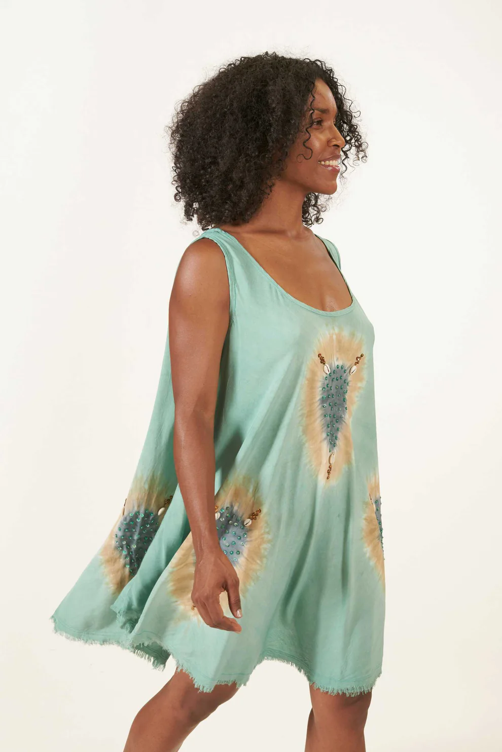 Melé Beach Korte Jurk Ekas Wabi Sage Green