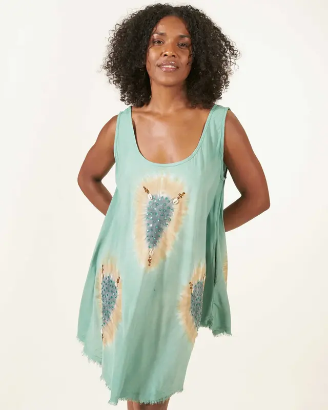 Melé Beach Korte Jurk Ekas Wabi Sage Green