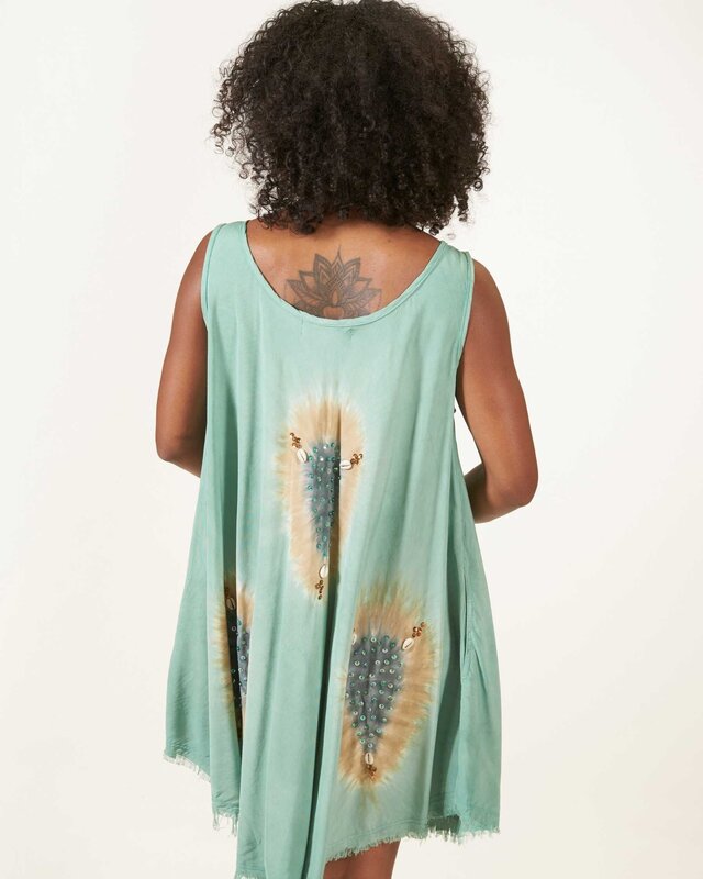 Melé Beach Korte Jurk Ekas Wabi Sage Green