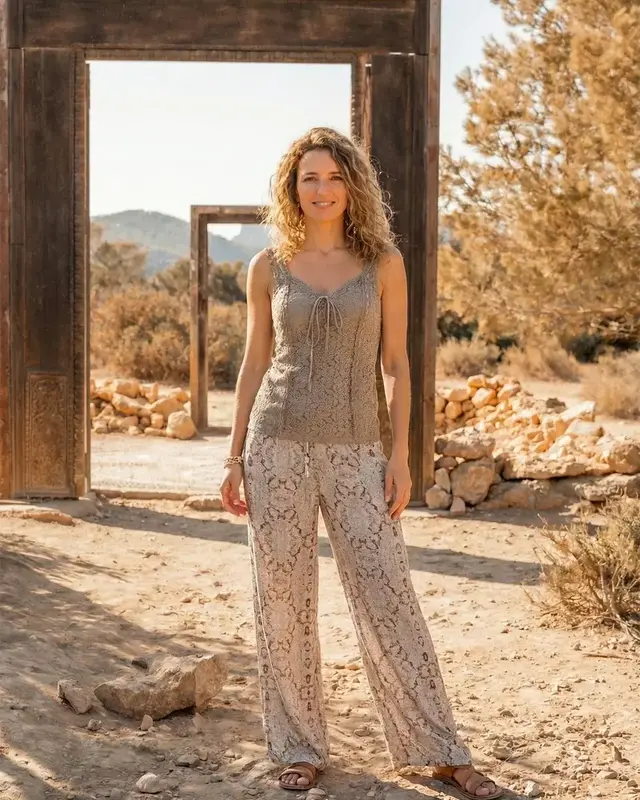 Isla Ibiza Bonita Baggy Pants Sahara Print