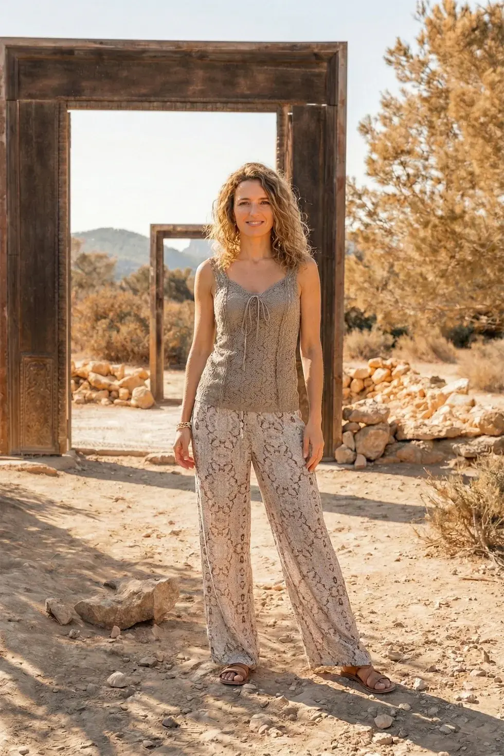 Isla Ibiza Bonita Baggy Pants Sahara Print