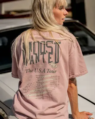 Moost Wanted Blake Artwork T-Shirt Dusty Pink
