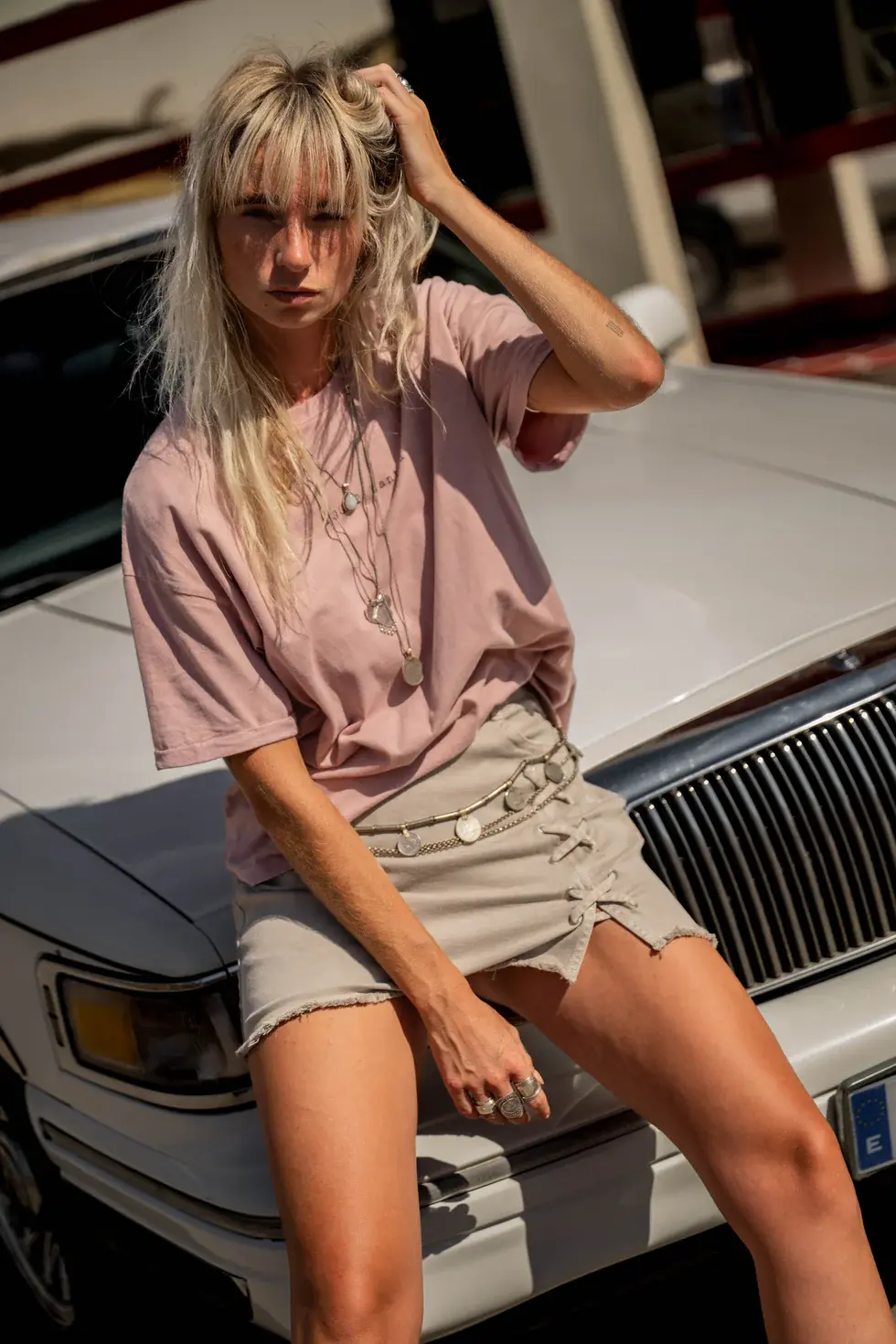 Moost Wanted Blake Artwork T-Shirt Dusty Pink