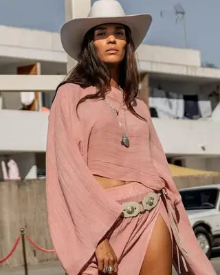 Moost Wanted Nova Top Dusty Pink