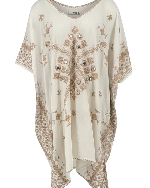 Ibzmode Short Kaftan Hilla Sundara Ivory