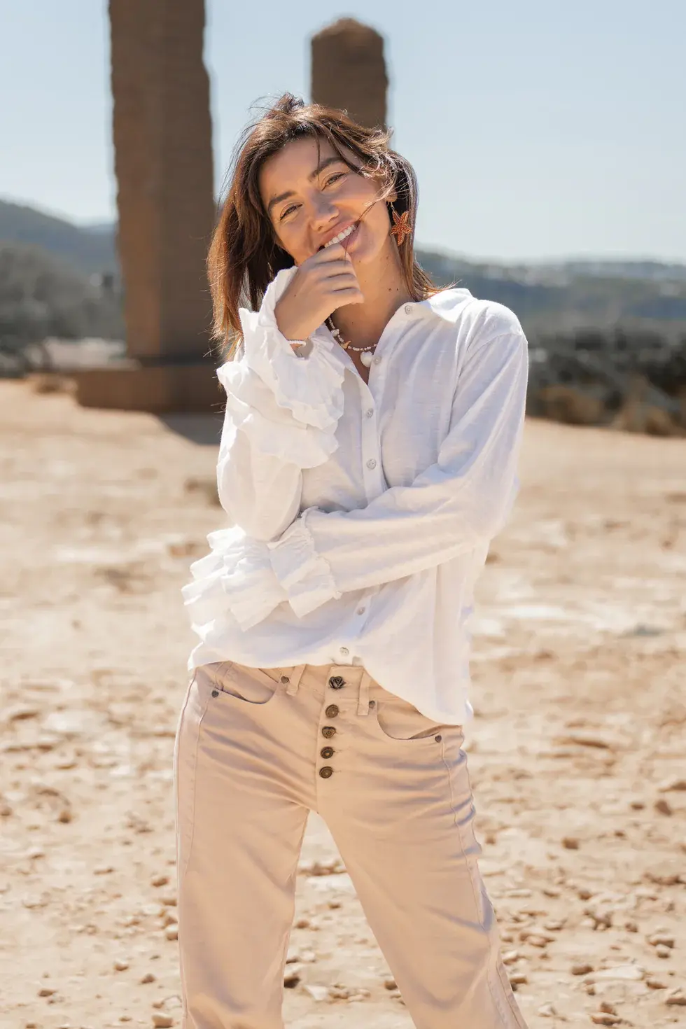 Isla Ibiza Bonita Shirt Roza Cream