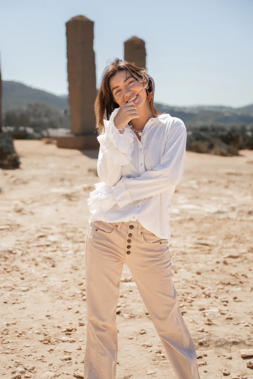 Isla Ibiza Bonita Shirt Roza Cream