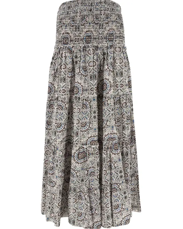 Isla Ibiza Bonita Lange Rok Morena Print