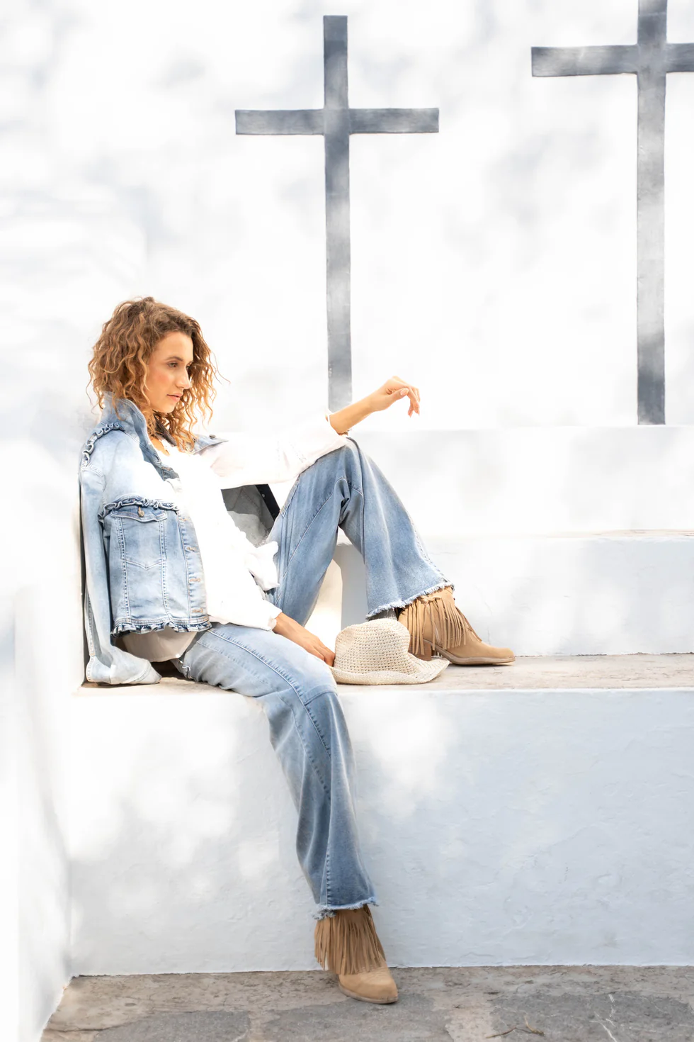 Isla Ibiza Bonita Jeans Jacket Murcia Drogo Blue